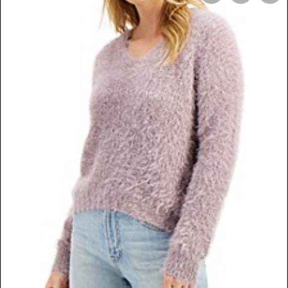 Freshman purple fuzzy sweater - Picture 1 of 3